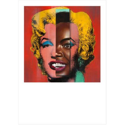 Johan Alberts - Scarlet Sekelaga and Marylin united in this pop art based off Andy Warhol's Marylin pop art portrait