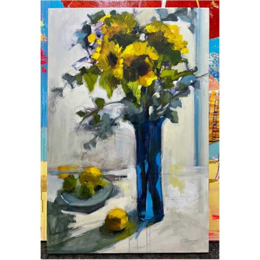 Claudia Traegus - Sun Through the Blue - Sunflowers