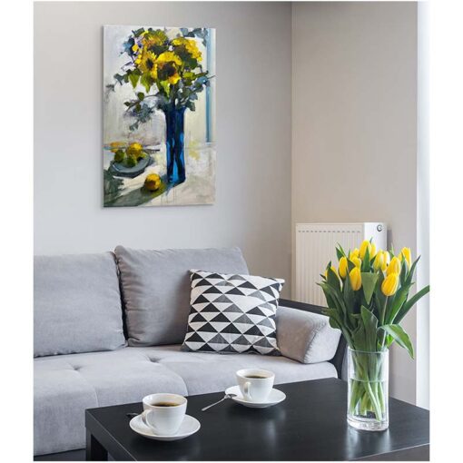 Claudia Traegus - Sun Through the Blue - Sunflowers